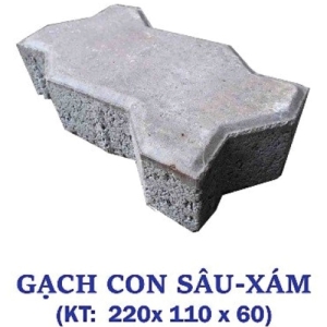 Gạch con sâu xám