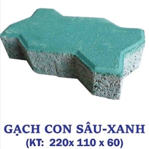 Gạch con sâu xanh