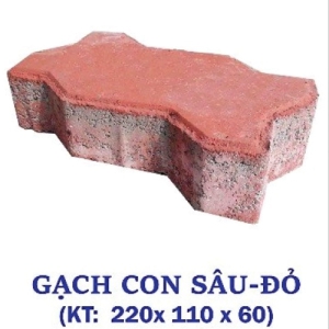 Gạch con sâu đỏ