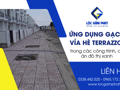 Ứng dụng gạch vỉa hè Terrazzo trong các công trình, dự án đô thị xanh