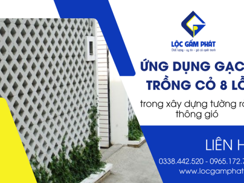 Ứng dụng đa dạng của gạch trồng cỏ 8 lỗ trong xây dựng tường rào thông gió