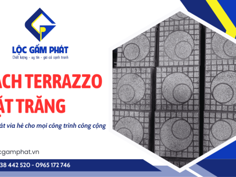 Đẹp, bền và rẻ - Gạch terrazzo mặt trăng cho mọi công trình vỉa hè