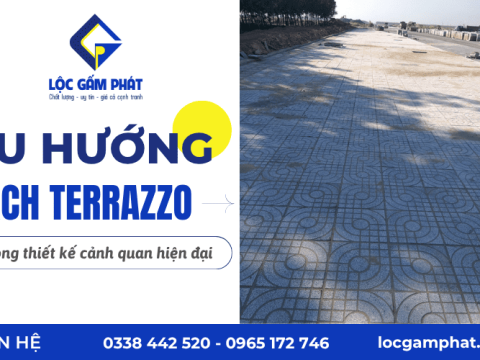 Xu hướng sử dụng gạch terrazzo TPHCM trong thiết kế cảnh quan hiện đại