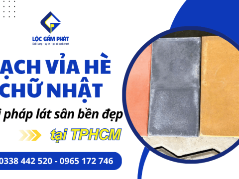 Gạch vỉa hè chữ nhật TPHCM – Giải pháp lát sân bền đẹp, giá tốt cho mọi công trình