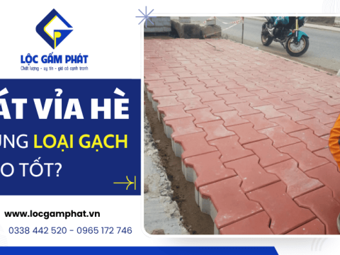 Lát vỉa hè dùng loại gạch nào tốt hiện nay?
