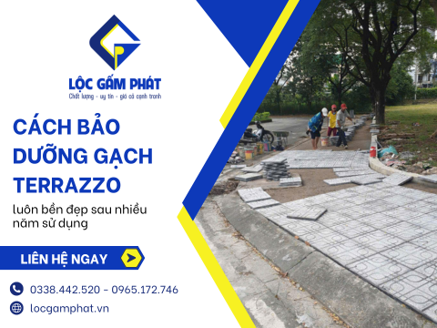 Cách bảo dưỡng gạch Terrazzo luôn bền đẹp sau nhiều năm sử dụng