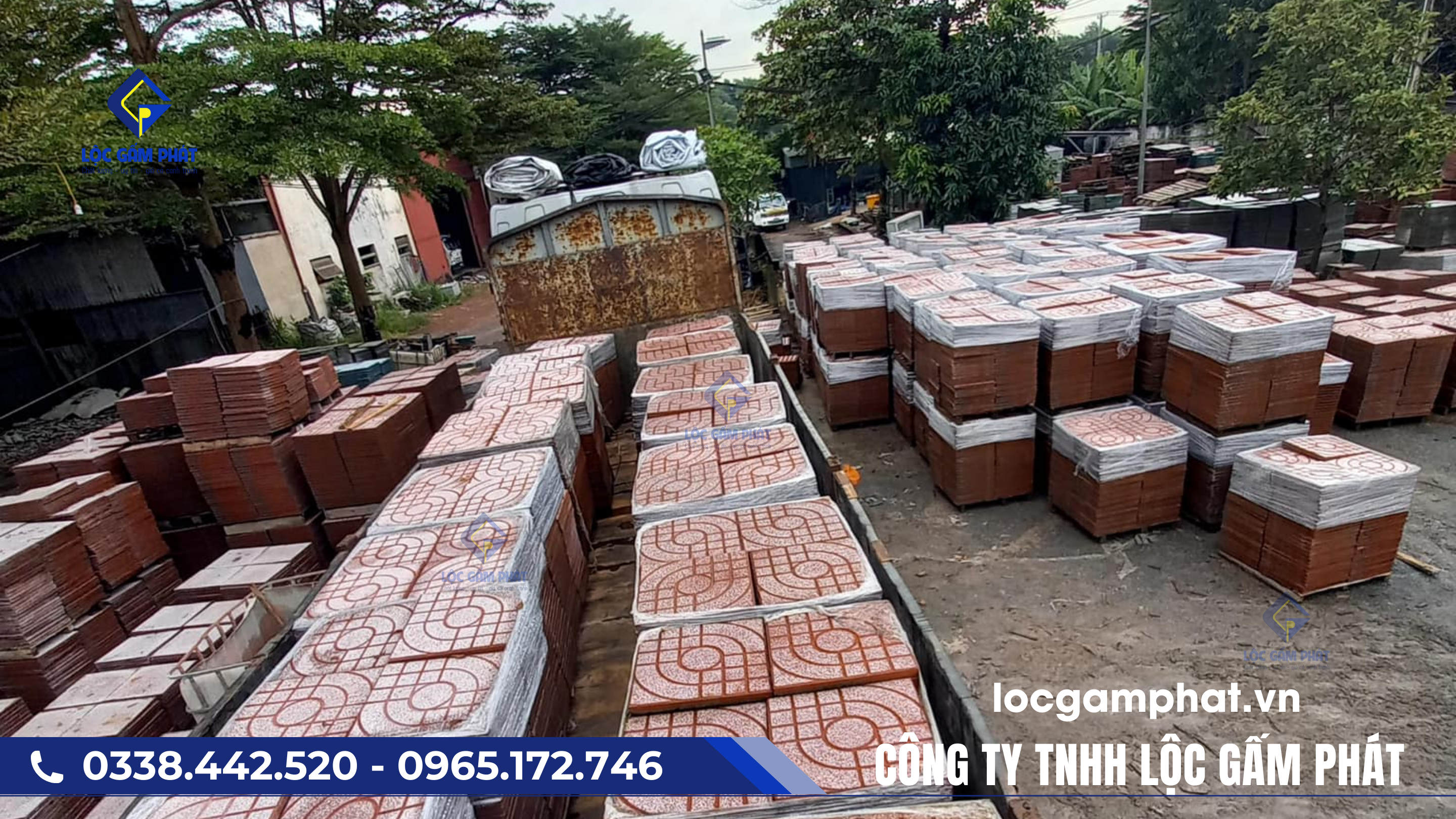 kho gạch terrazzo vỉa hè