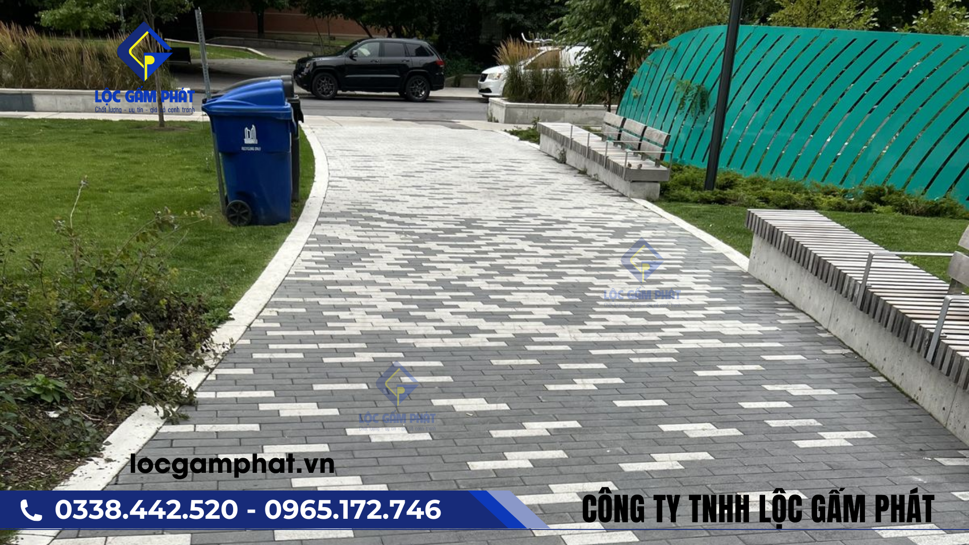 gạch bê tông tự chèn