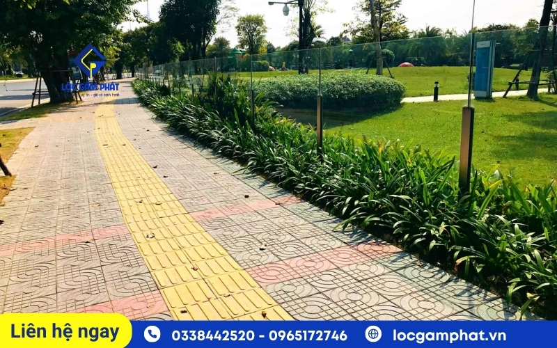 gạch terrazzo lát vỉa hè đô thi