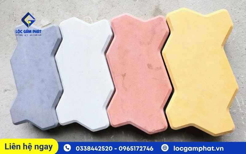 Gạch con sâu tự chèn lát vỉa hè