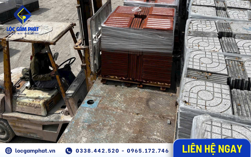 Lộc Gấm Phát cung cấp gạch Terrazzo lát sân nhà, vỉa hè