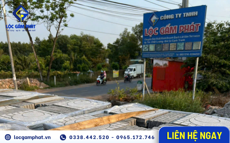 Có nên dùng gạch Terrazzo lát sân nhà