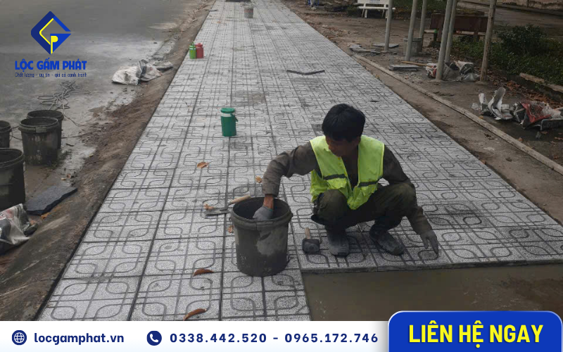 Lộc Gấm Phát đơn vị chuyên cung cấp gạch terrazzo uy tín