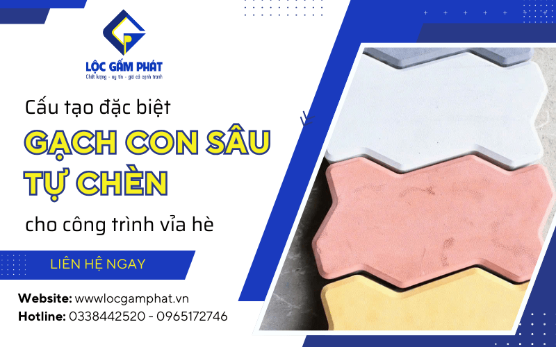 gạch con sâu tự chèn