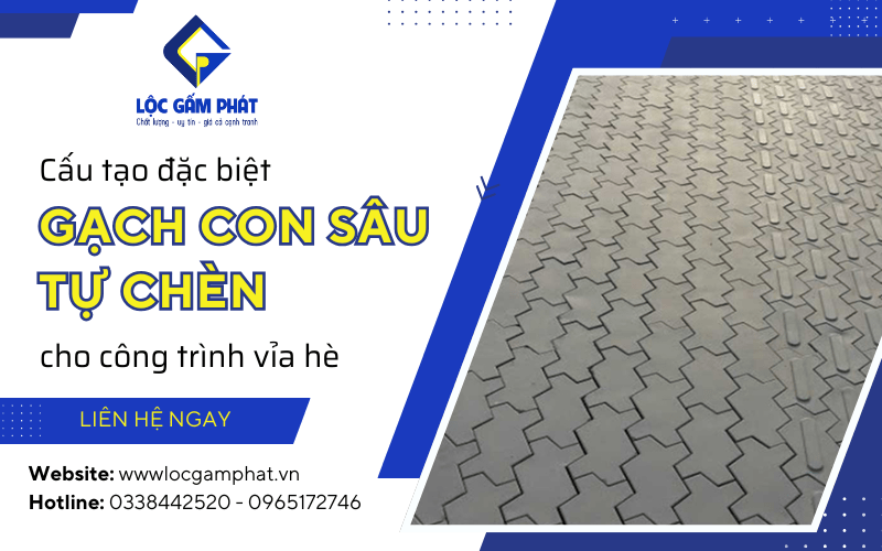 gạch con sâu tự chèn