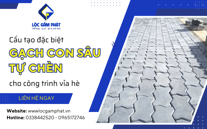 gạch con sâu tự chèn