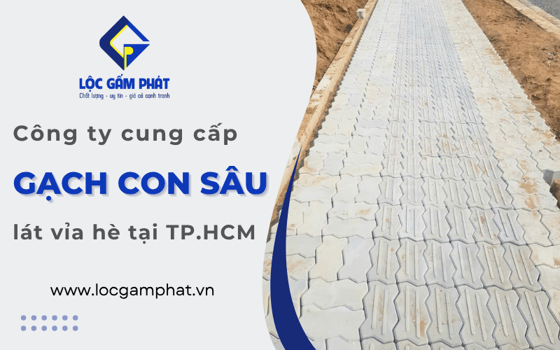 gạch con sâu lát vỉa hè tại tphcm