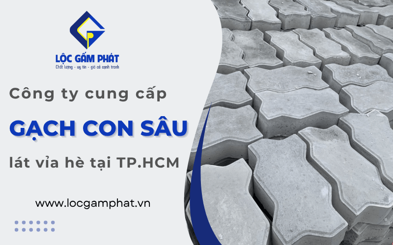 gạch con sâu lát vỉa hè tại tphcm
