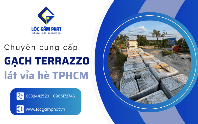 gạch Terrazzo lát vỉa hè TPHCM