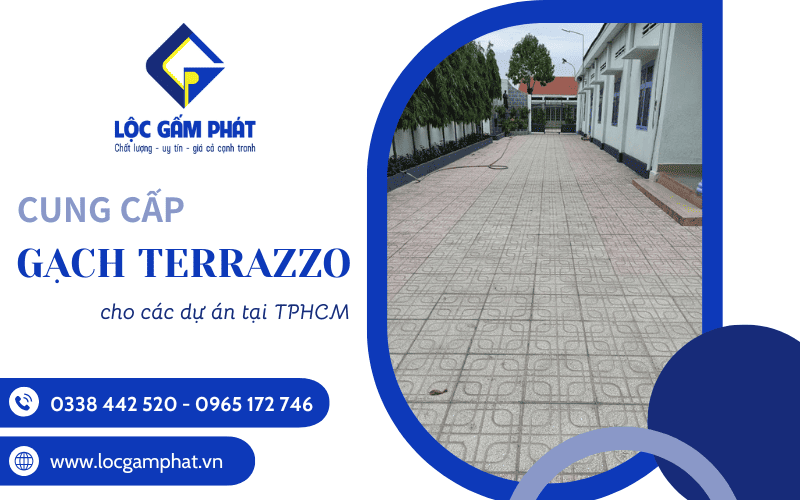Cung cấp gạch terrazzo tại TPHCM