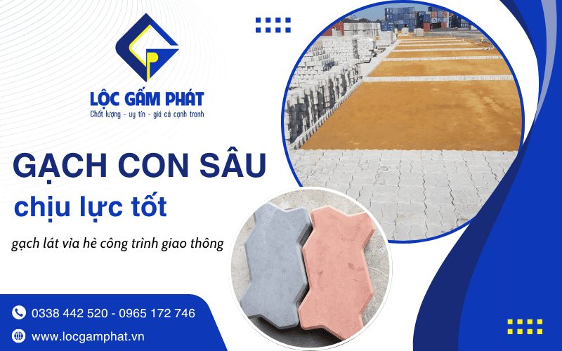 gạch con sâu chịu lực