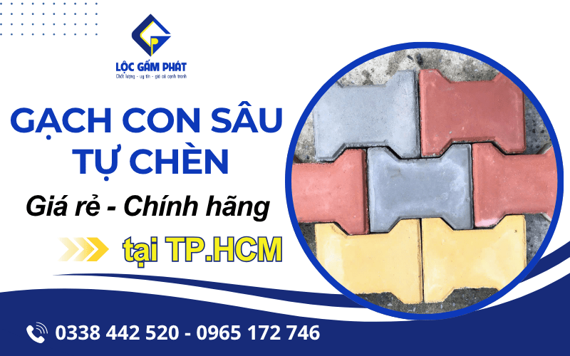 gạch con sâu tự chèn