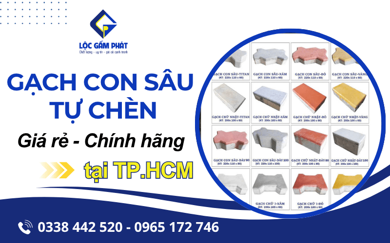 gạch con sâu tự chèn