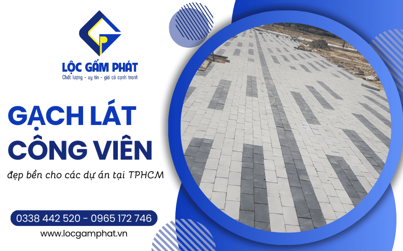 Gạch lát công viên tại TPHCM