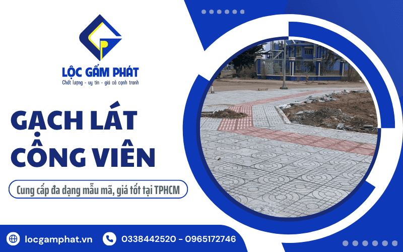 gạch lát công viên TPHCM