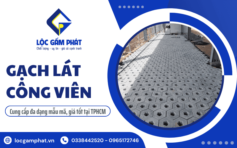 gạch lát công viên TPHCM