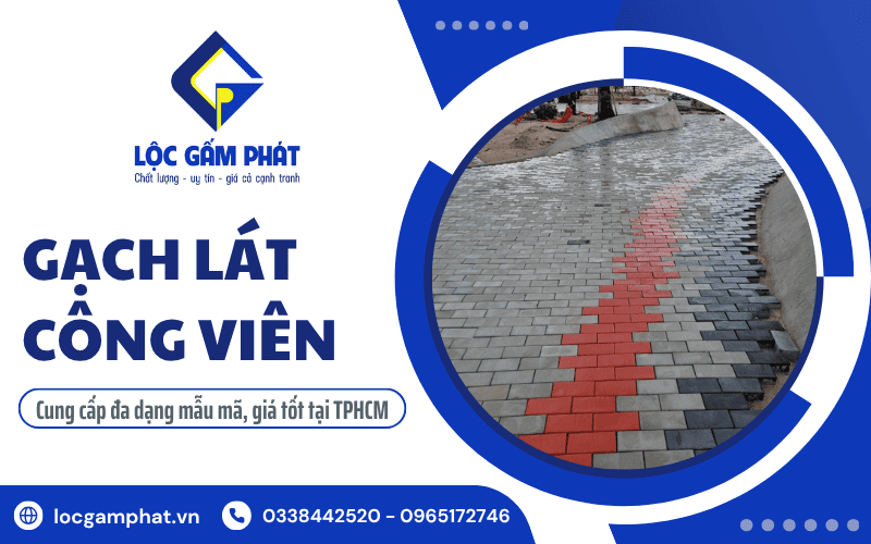 gạch lát công viên TPHCM