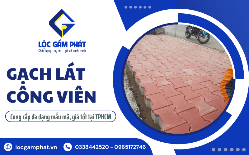 gạch lát công viên TPHCM