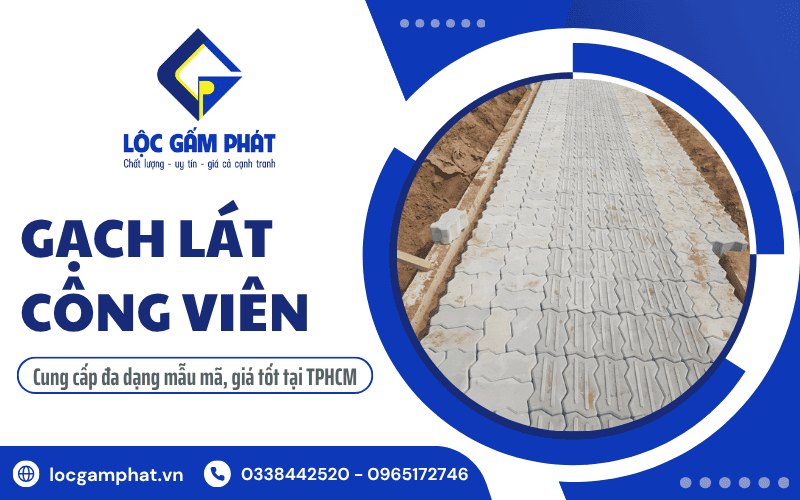 gạch lát công viên TPHCM