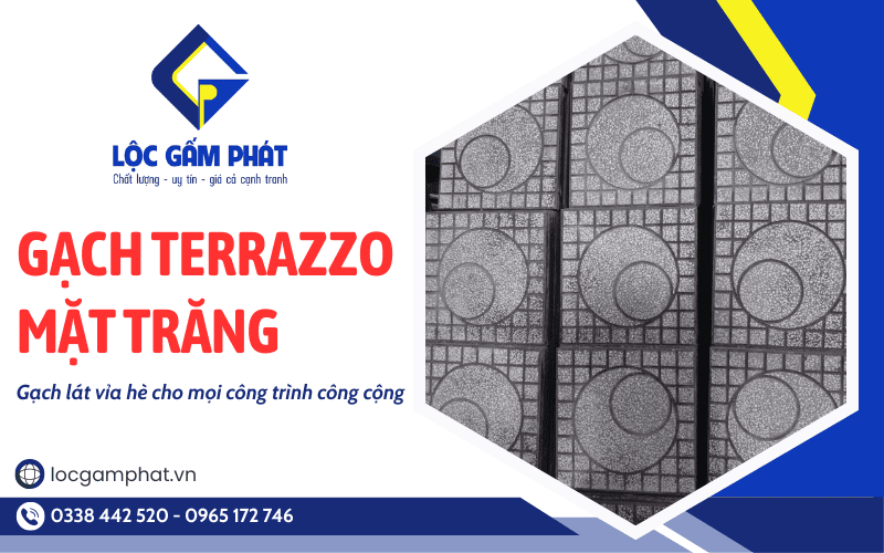gạch terrazzo mặt trăng