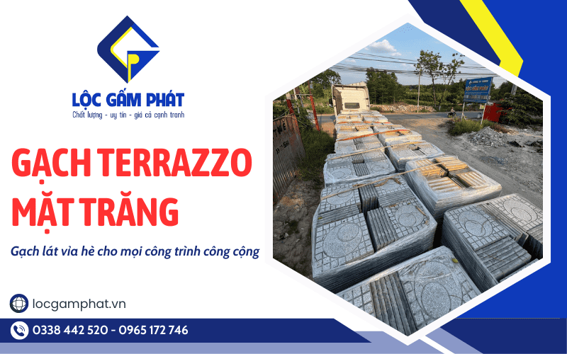 gạch terrazzo mặt trăng