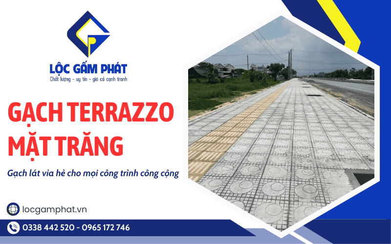 gạch terrazzo mặt trăng