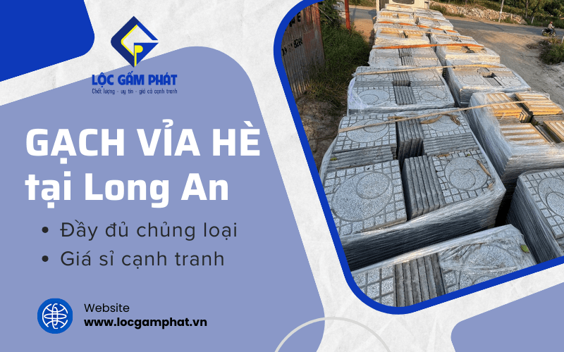 gạch vỉa hè long an