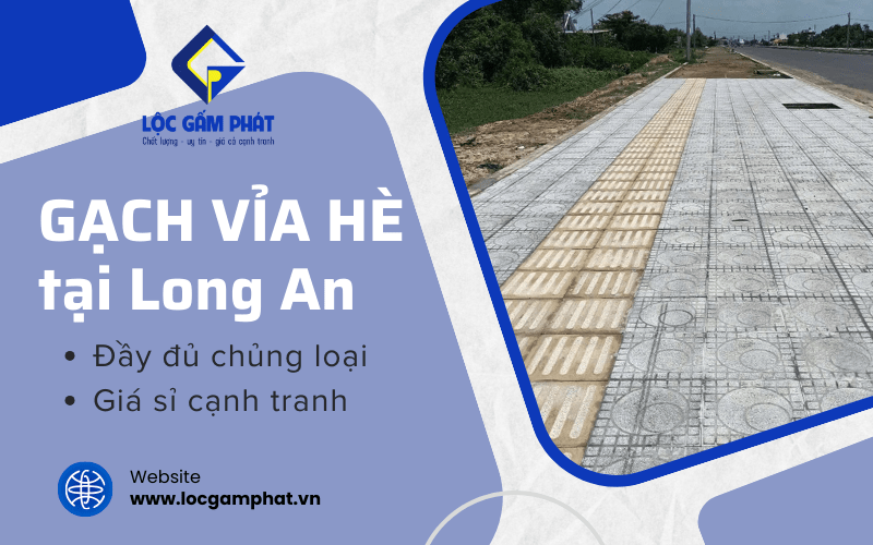 gạch vỉa hè long an