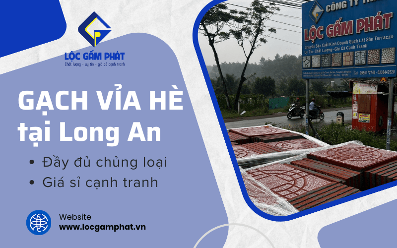 gạch vỉa hè long an