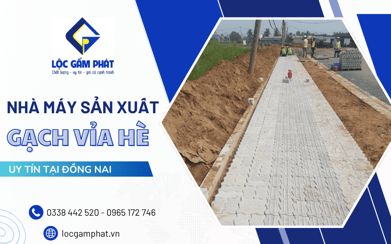 gạch vỉa hè Đồng Nai