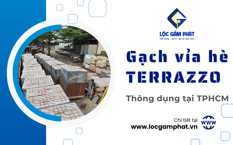 gạch vỉa hè Terrazzo