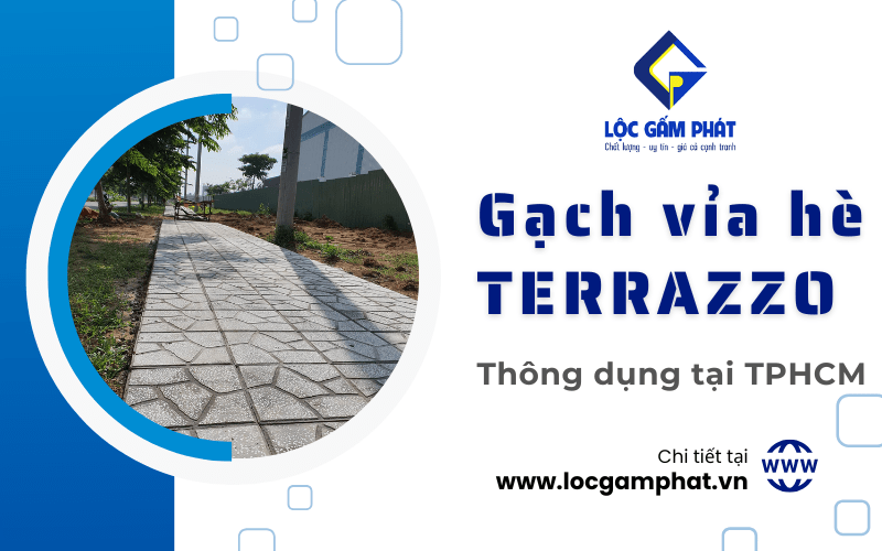 gạch vỉa hè Terrazzo