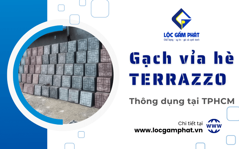 gạch vỉa hè Terrazzo