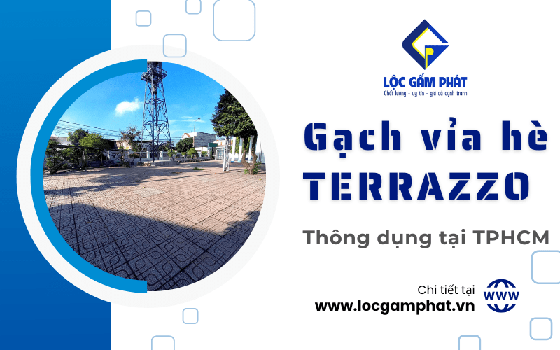 gạch vỉa hè Terrazzo