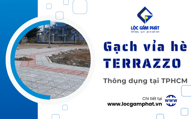 gạch vỉa hè Terrazzo