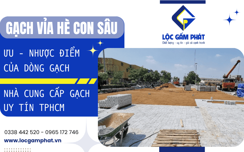 Gạch con sâu vỉa hè