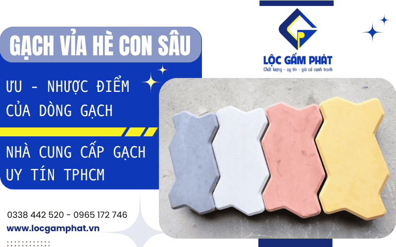 Gạch con sâu vỉa hè